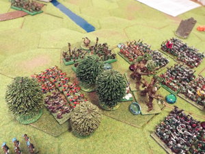 DSCF7539.JPG (3.68 MiB) Viewed 31501 times Elf archers move to divert the mountain orcs away from the treemen