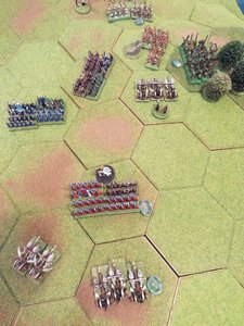 DSCF7543.JPG (3.15 MiB) Viewed 29522 times The battle involving the chariots rages to and fro.