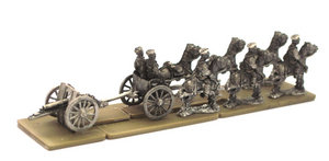 WW1-BR11 British Early War Field Gun Teams and Limbers