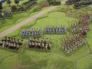 Korean spearmen, hand gunners and light cavalry, more than a match for the Samurai infantry.