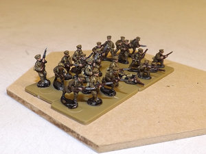 British infantry, waiting for basing!