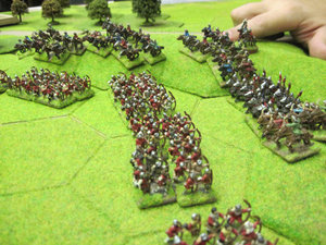 The Mongols attack